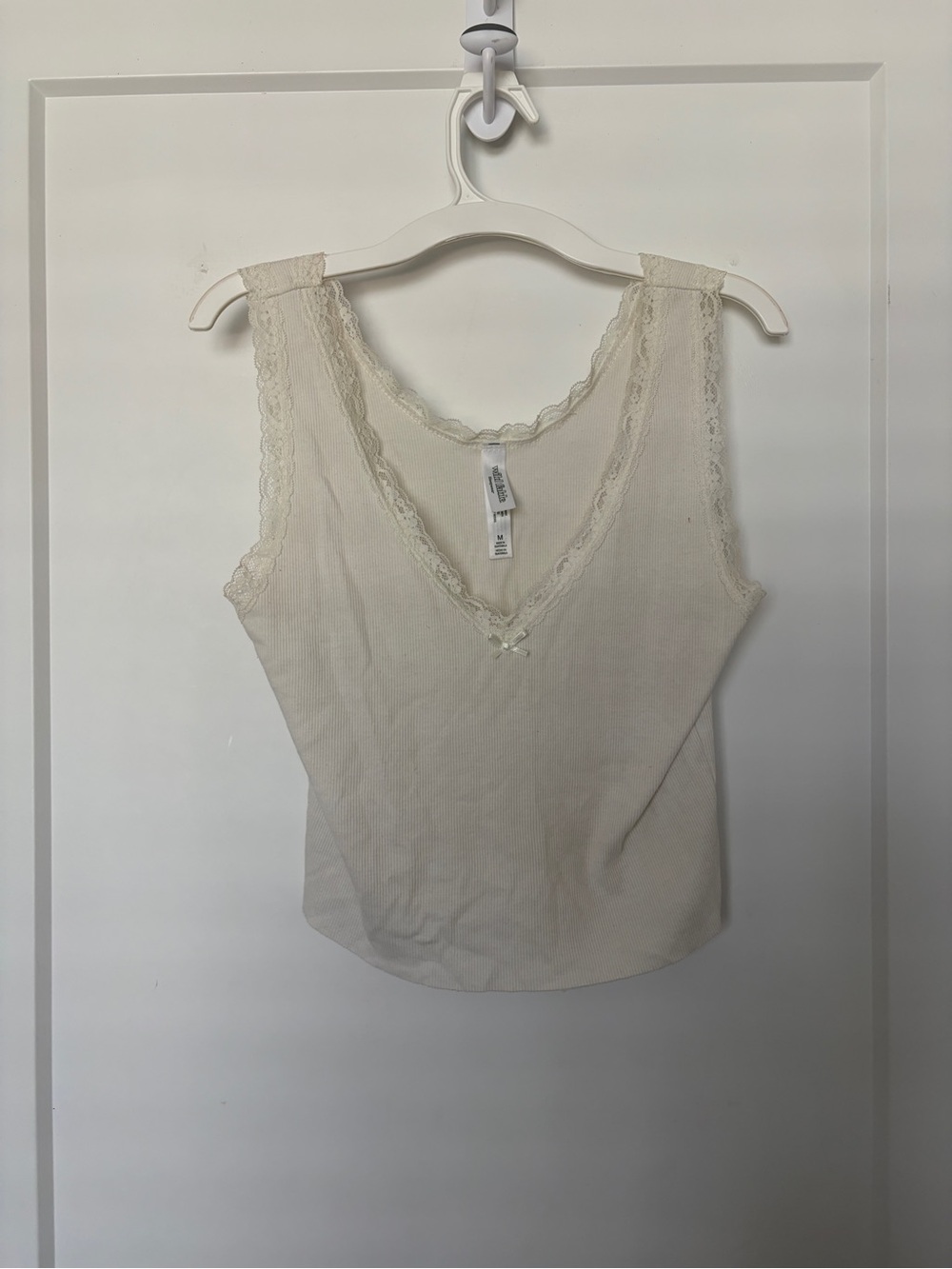 wild fable Cream Lace-Trim V-Neck Camisole